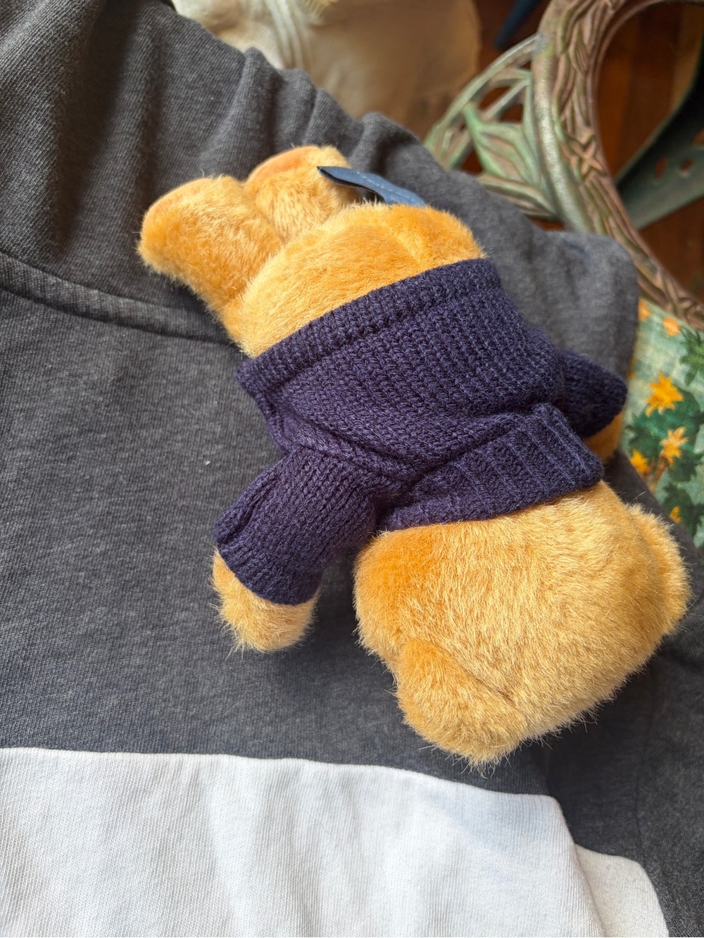 Ralph Lauren 2019 Holiday Bear with Navy Polo Sweater No Box - Picture 4 of 6